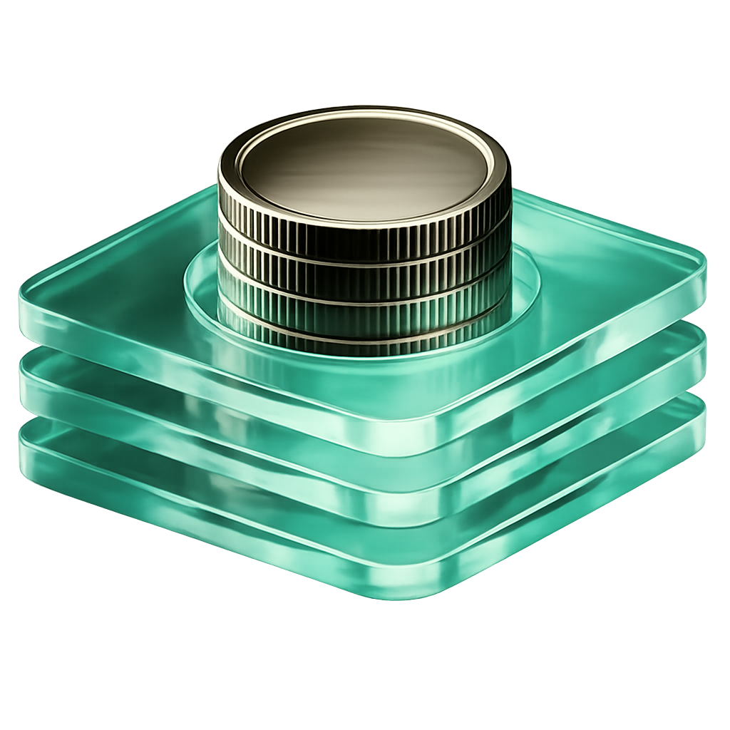 Representação 3D do núcleo da BOT Chain